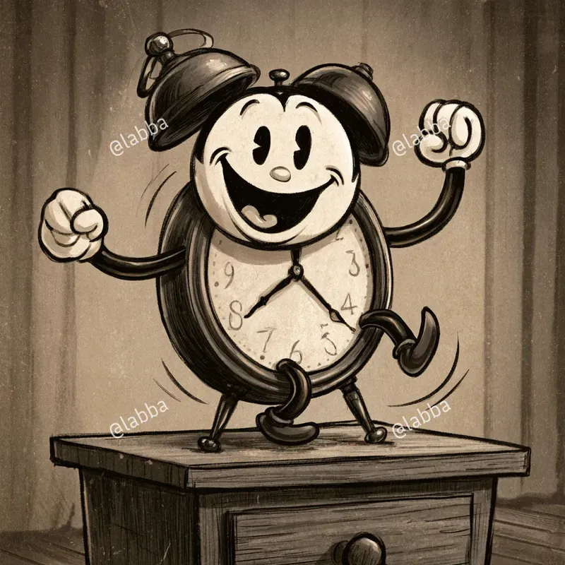Vintage 1930s Rubber Hose Cartoon Art