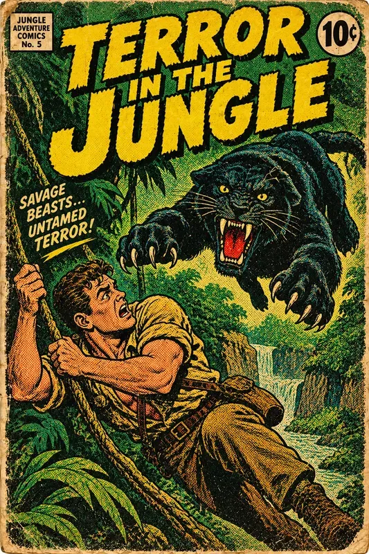 The Pulp Vault Comic Cover Generator