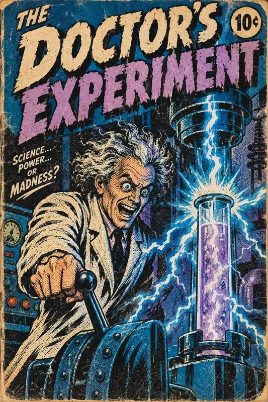 The Pulp Vault Comic Cover Generator
