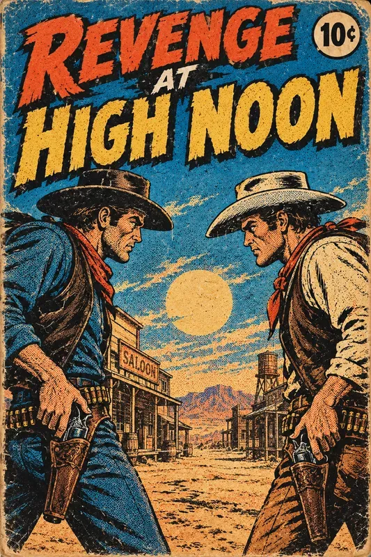 The Pulp Vault Comic Cover Generator
