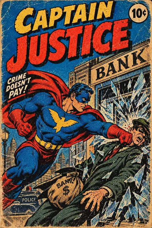 The Pulp Vault Comic Cover Generator