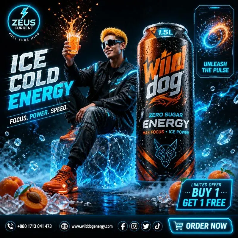 Highend Editorials For An Energy Drink