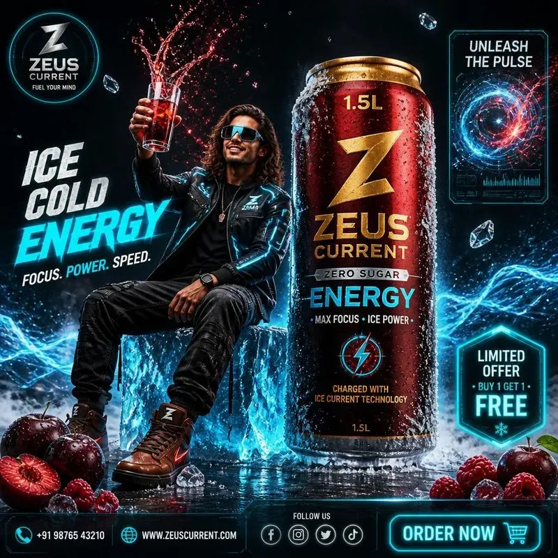 Highend Editorials For An Energy Drink
