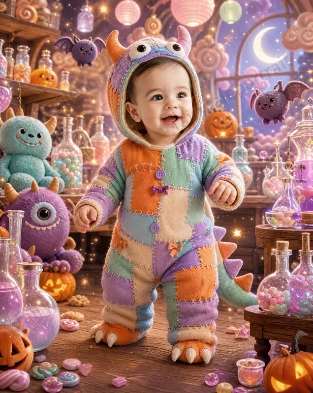 Kids Pets Halloween Costume Portraits