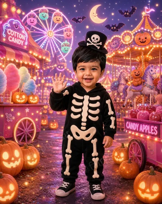 Kids Pets Halloween Costume Portraits