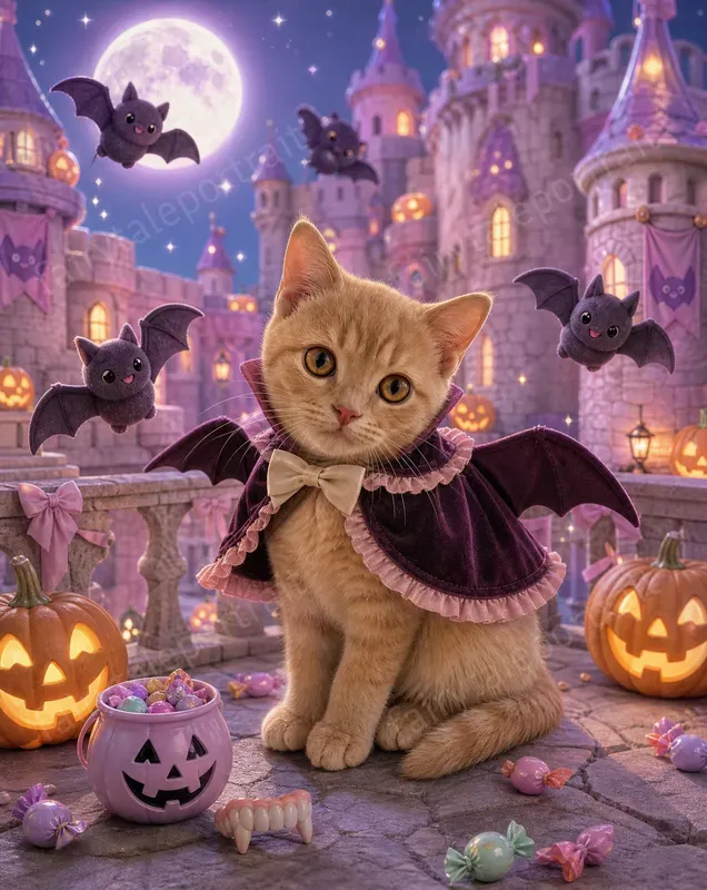 Kids Pets Halloween Costume Portraits