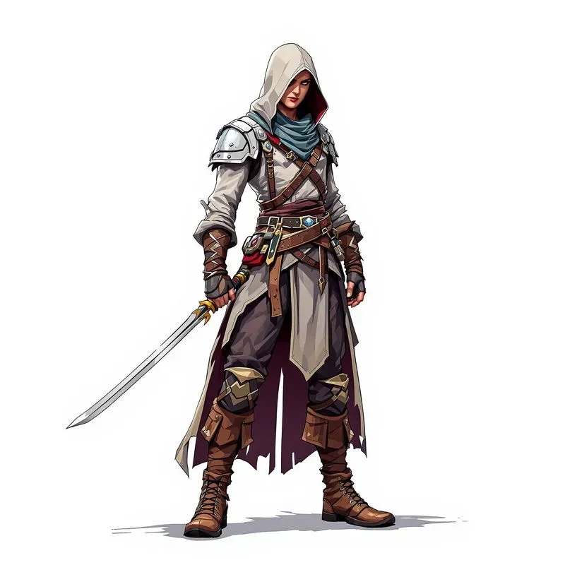 Fantasy Style DnD Mmo Cartoon Game Art