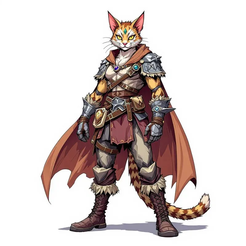 Fantasy Style DnD Mmo Cartoon Game Art