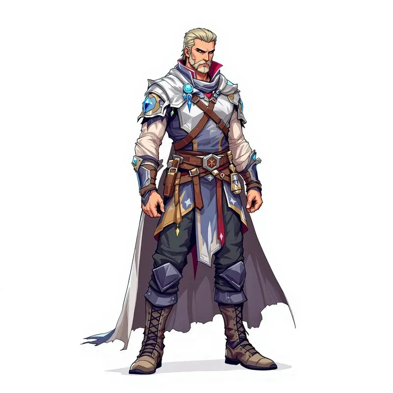 Fantasy Style DnD Mmo Cartoon Game Art