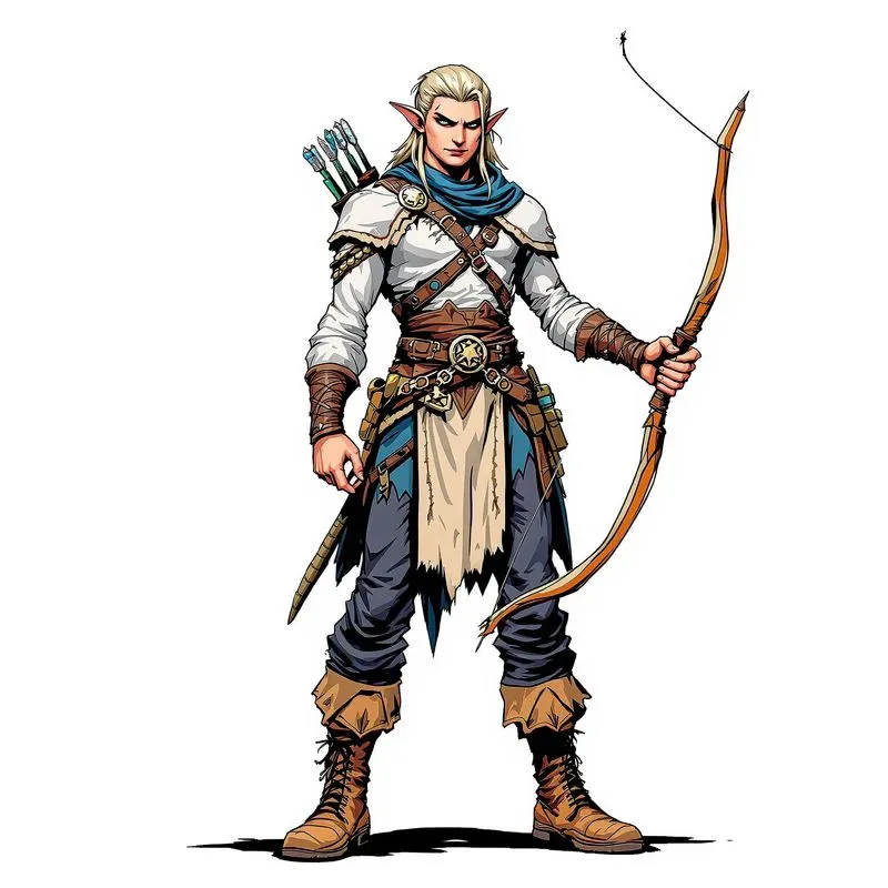 Fantasy Style DnD Mmo Cartoon Game Art