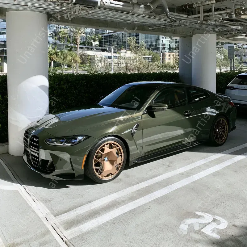 Realistic Sports Car Parking Lots
