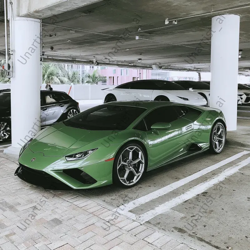 Realistic Sports Car Parking Lots