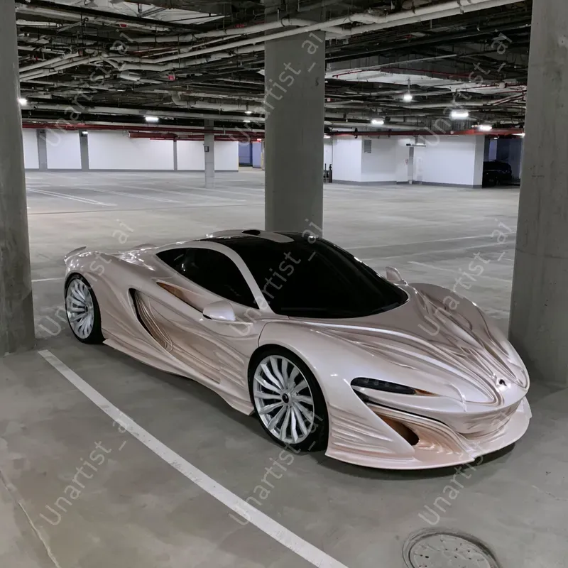 Realistic Sports Car Parking Lots