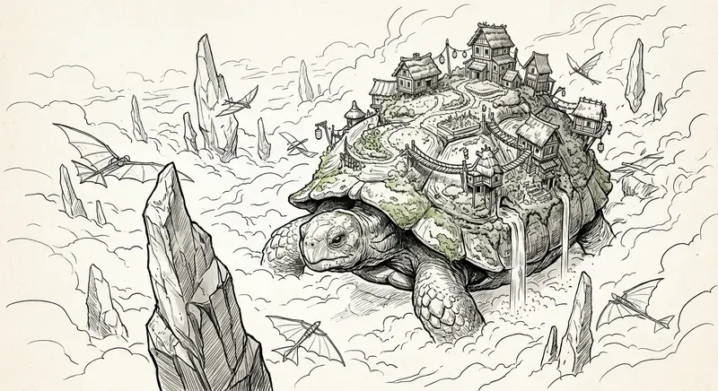 Fantasy Pen Ink Illustrations