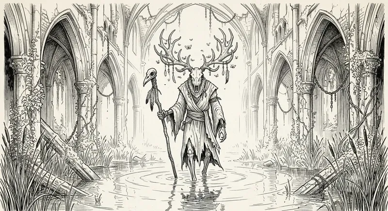 Fantasy Pen Ink Illustrations