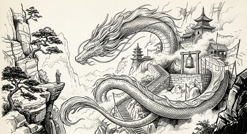 Fantasy Pen Ink Illustrations