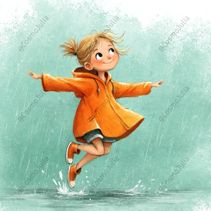 Whimsical Seaside Girls Clipart