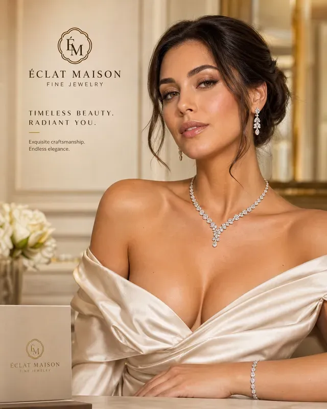 Female Model Product Ad Generator