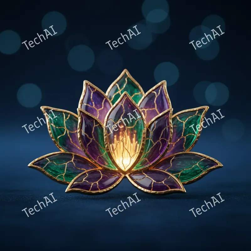 Kintsugi Marbled Jewelry Macro Art