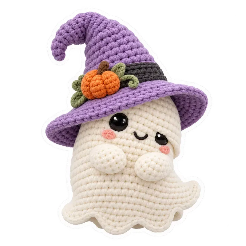 Cozy Crochet Halloween Stickers