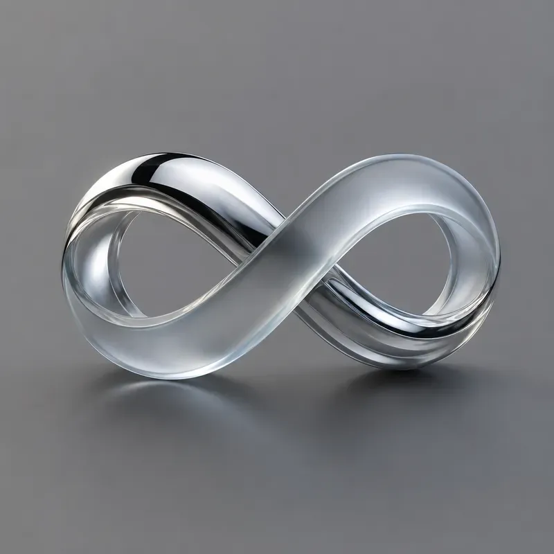 3d Glass Liquid Metal Minimalist Logos