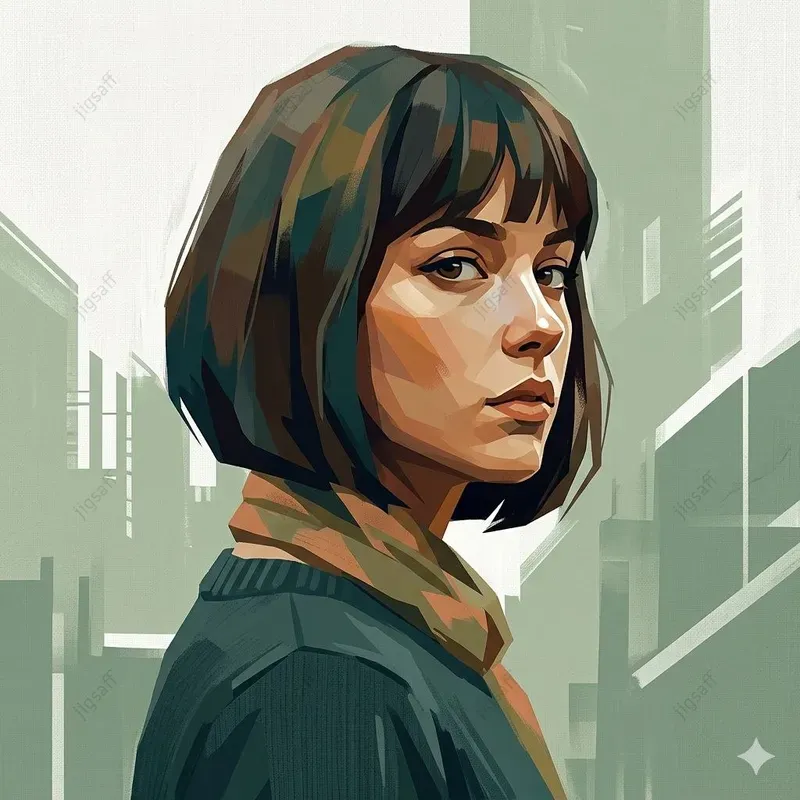 Modern Stylized Painterly Portraits