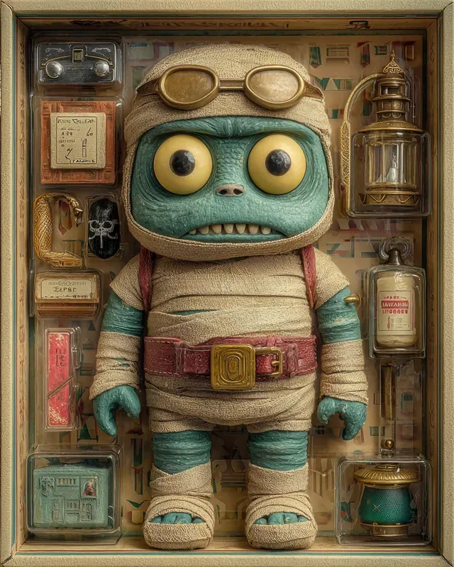 Vintage Toy Box Monster Photos
