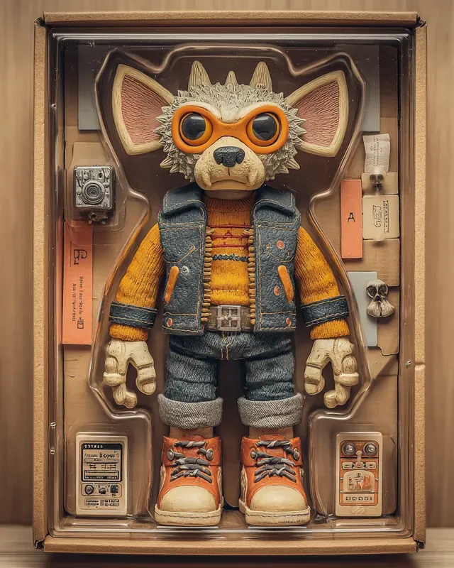Vintage Toy Box Monster Photos