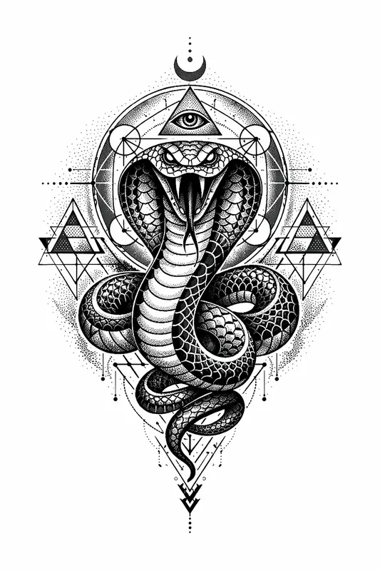 Fine Line Dotwork Tattoo Generator