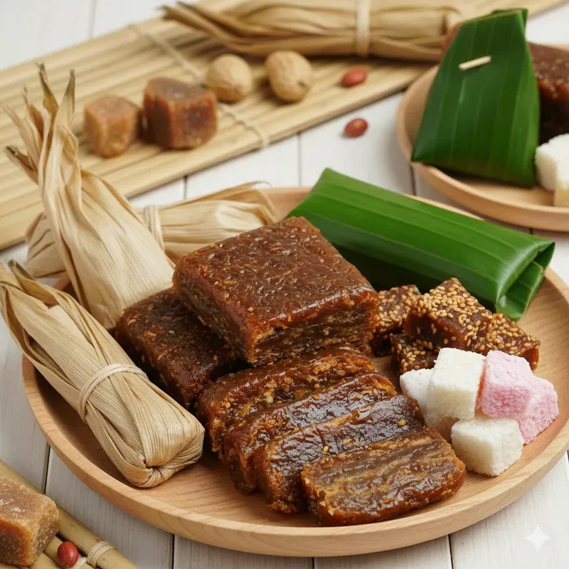 Indonesian Dodol Sweets Stock Photos
