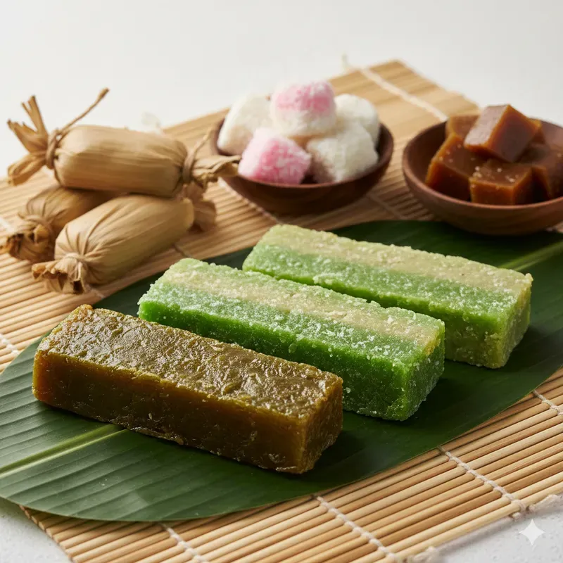 Indonesian Dodol Sweets Stock Photos