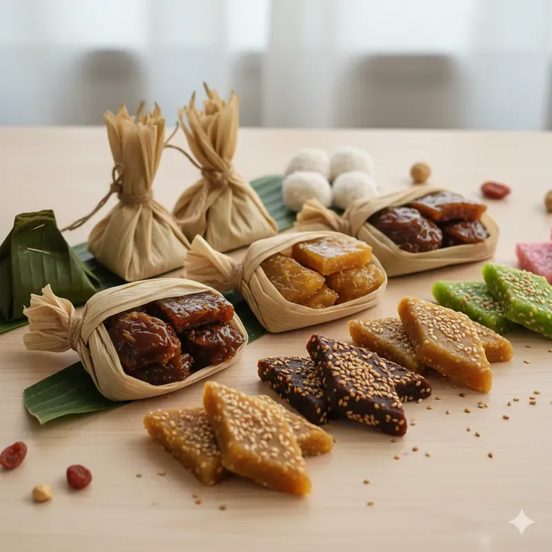 Indonesian Dodol Sweets Stock Photos