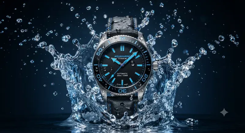 Dynamic Luxury Watch Photography