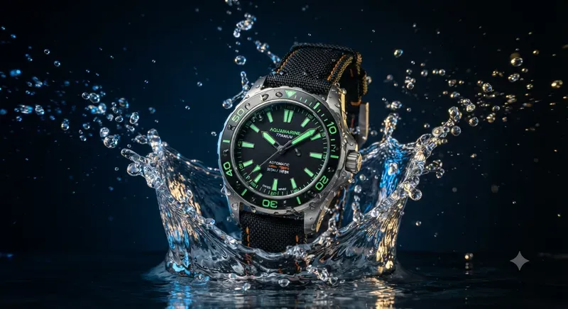 Dynamic Luxury Watch Photography
