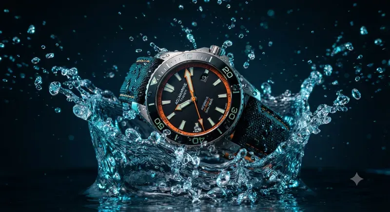 Dynamic Luxury Watch Photography