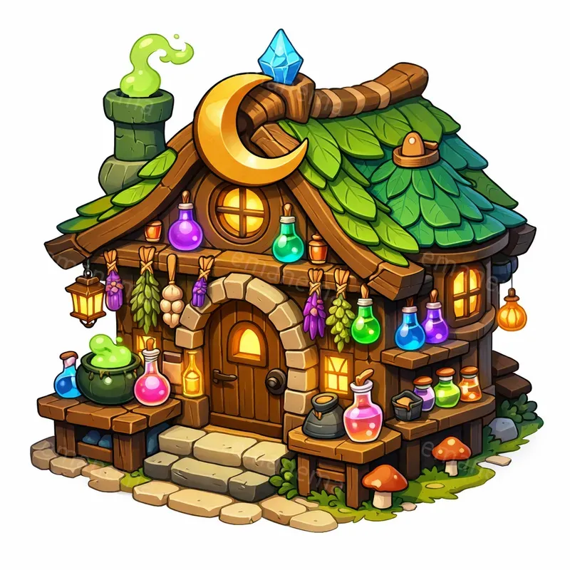 Toy Icons Of Fantasy Shops