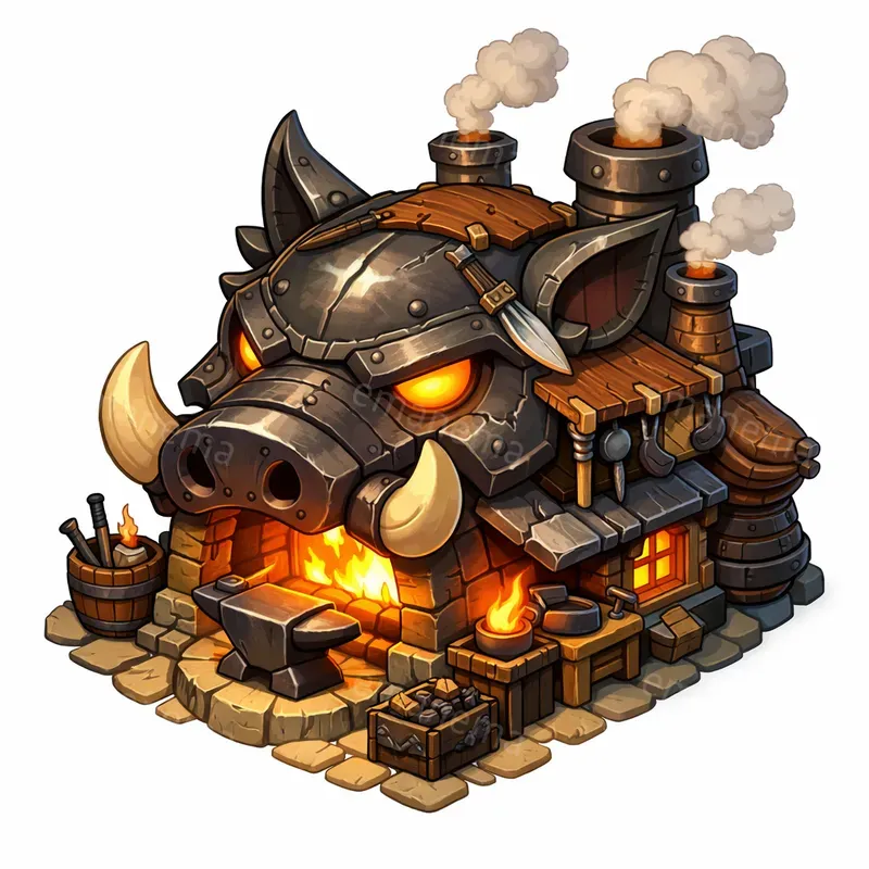 Toy Icons Of Fantasy Shops