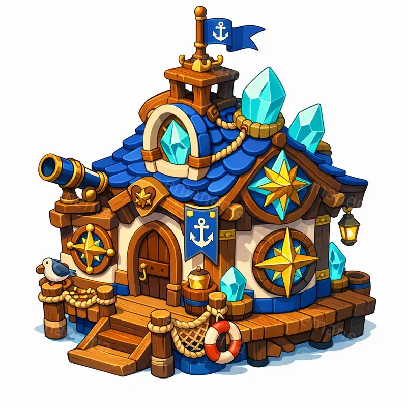 Toy Icons Of Fantasy Shops