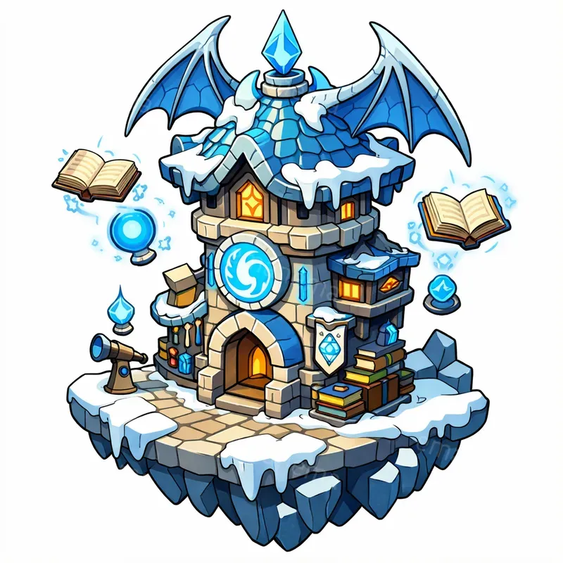 Toy Icons Of Fantasy Shops