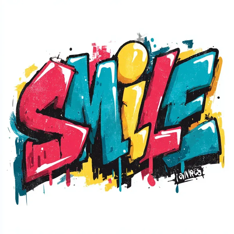 Dynamic Graffiti Texts