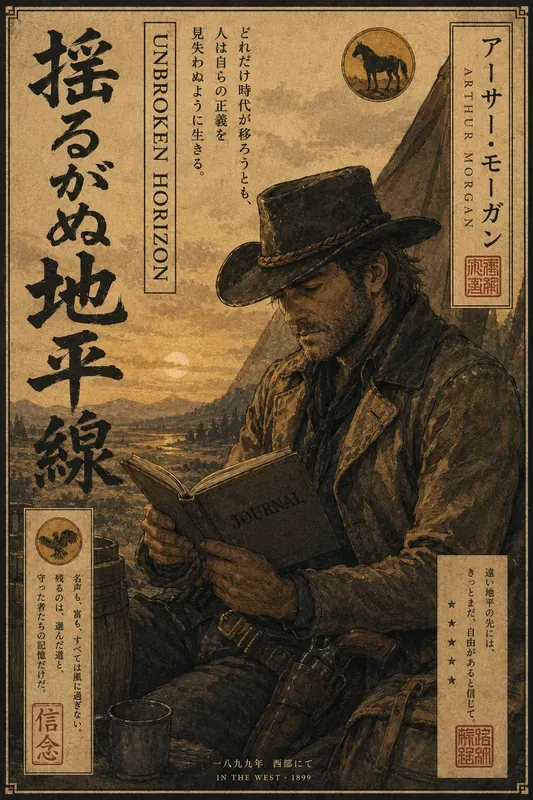Japanese Vintage Poster Generator
