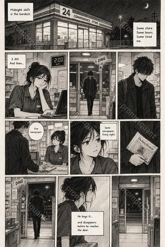 Manga Page Storyteller Handdrawn Comics