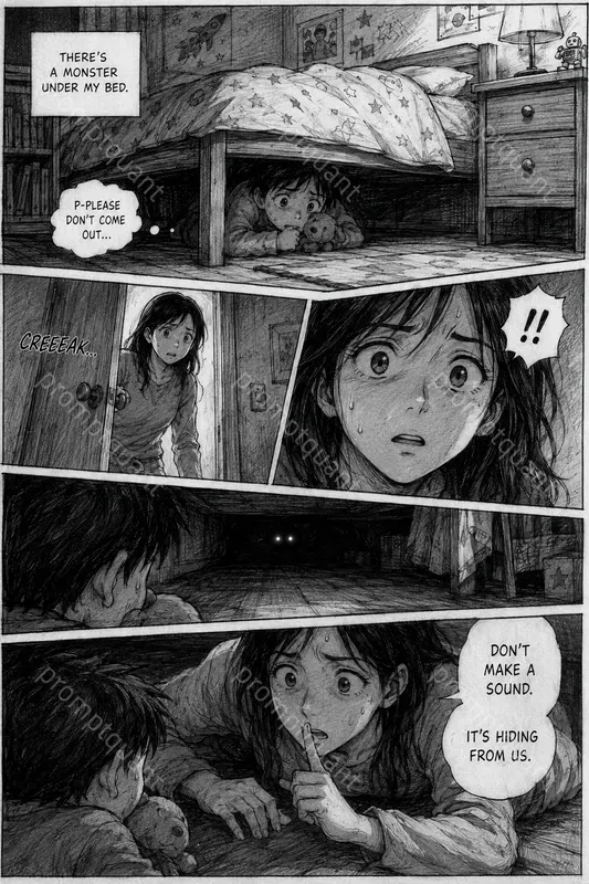 Manga Page Storyteller Handdrawn Comics