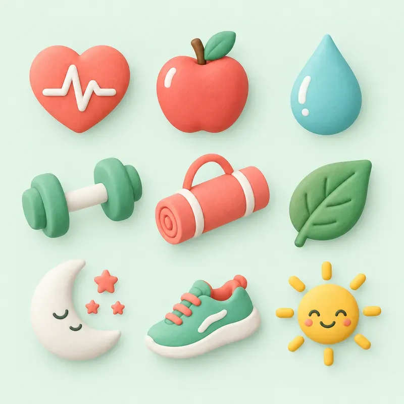 Soft Clay 3D Icon Set Generator