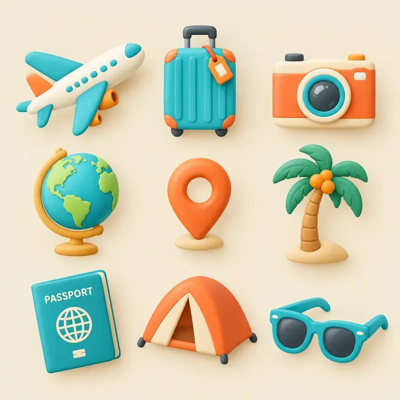 Soft Clay 3D Icon Set Generator