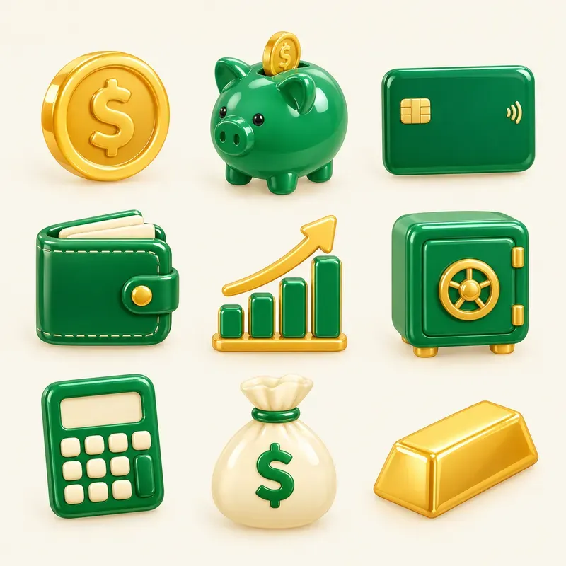 Soft Clay 3D Icon Set Generator