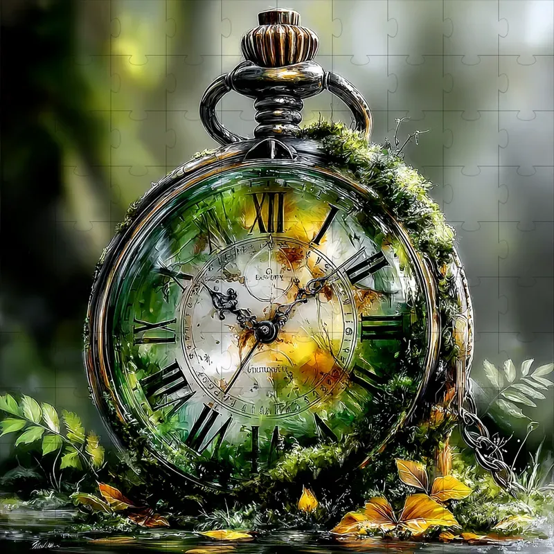 Oil Paintings Misty Nostalgic Nature
