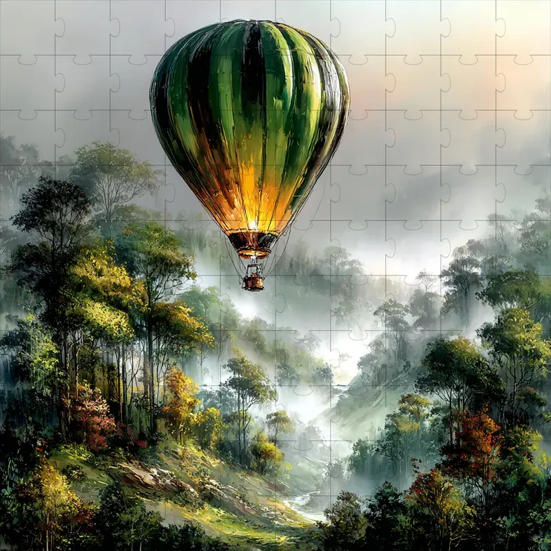 Oil Paintings Misty Nostalgic Nature