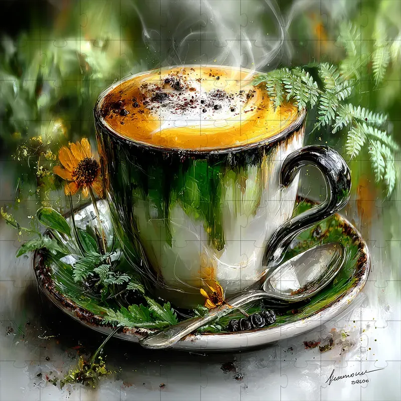 Oil Paintings Misty Nostalgic Nature