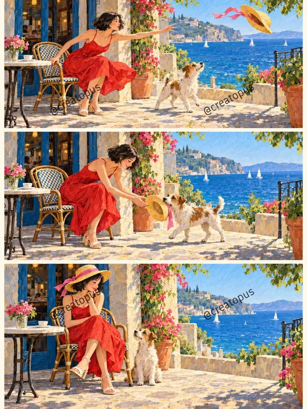 Colorful Sequential Story Art Prints
